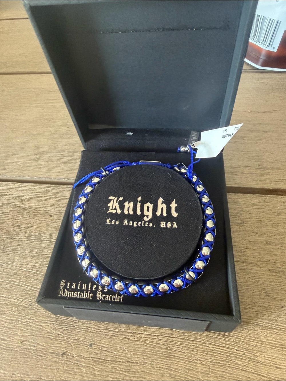 Stainless Adjustable Bracelet - Blue